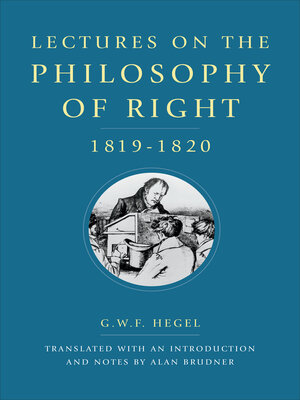 cover image of Lectures on the Philosophy of Right, 1819–1820